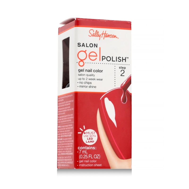 Sally Hansen Salon Gel Polish Step 2 (220 Red My Lips) 7 ml