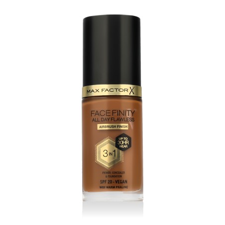 Max Factor Face Finity All Day Flawless 3in1 Foundation SPF 20 (W89 Warm Praline) 30 ml