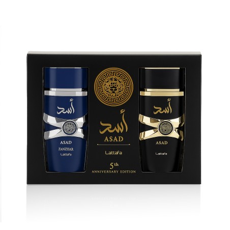 Lattafa Asad EDP Asad 100 ml + EDP Asad Zanzibar 100 ml kvepalai unisex