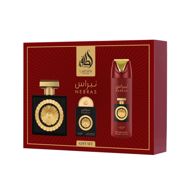 Lattafa Pride Nebras EDP 100 ml + EDP 20 ml + DEO VAPO 200 ml kvepalai unisex