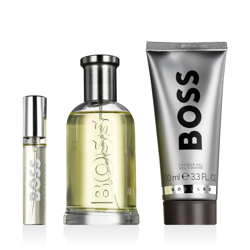 Boss Boss Bottled EDT 100 ml + EDT MINI 10 ml + SG 100 ml vyrams