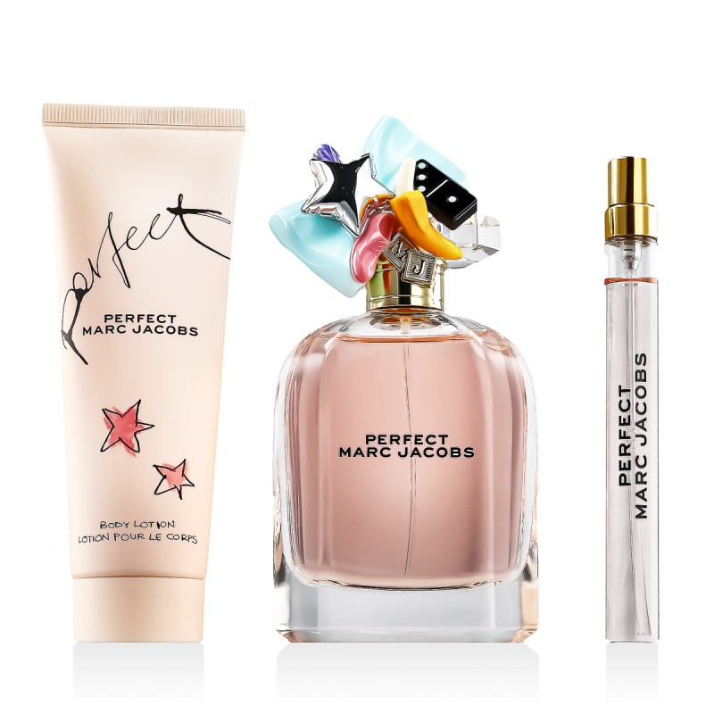 Marc Jacobs Perfect EDP 100 ml + EDP MINI 10 ml + BL 75 ml kvepalai moterims