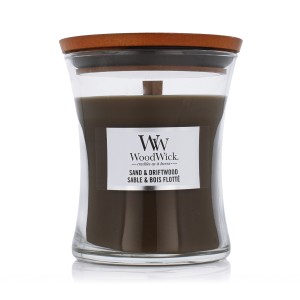 WoodWick Medium Hourglass Candles Scented Candle Sand & Driftwood 275 g