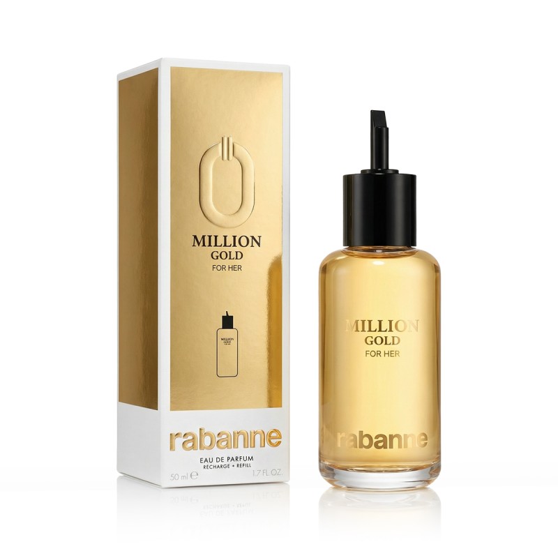 Rabanne Million Gold For Her Parfum Refillable 50 ml kvepalai moterims