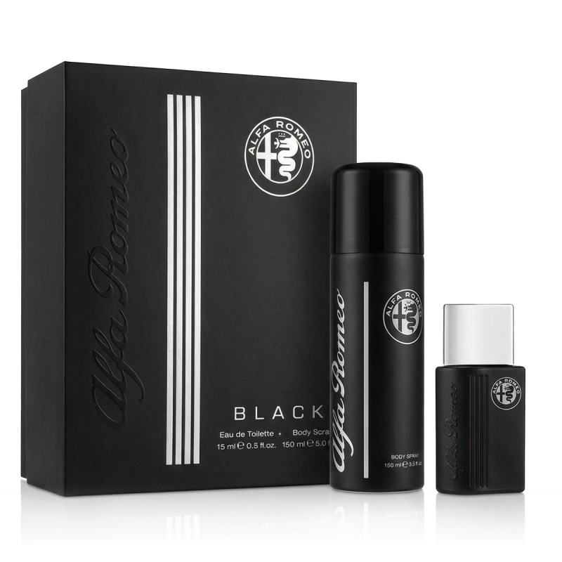 Alfa Romeo Black EDT 15 ml + Bodyspray 150 ml kvepalai vyrams