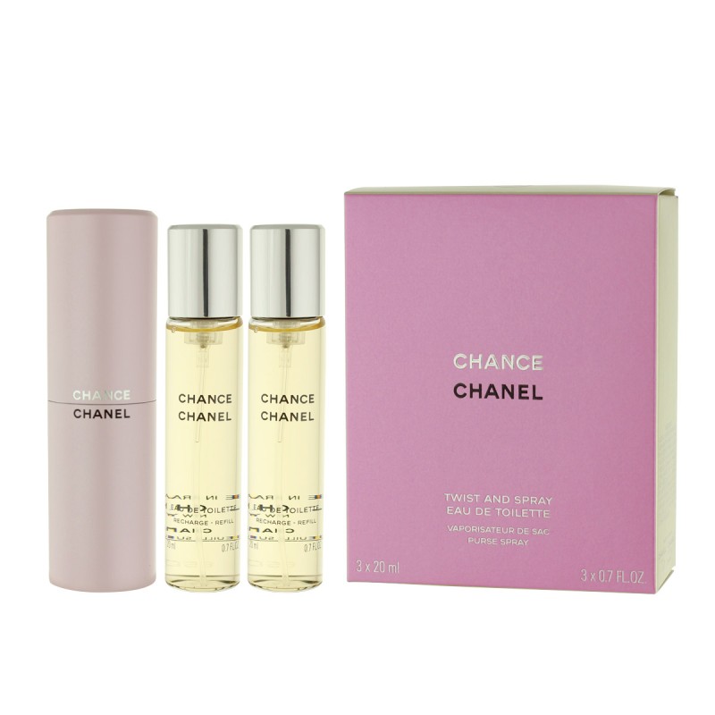Chanel Chance EDT plnitelný 20 ml + EDT náplň 2 x 20 ml moterims