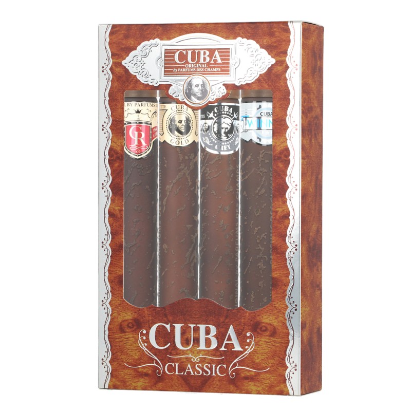 Cuba Cuba Set EDT Yellow 35 ml + EDT Blue 35 ml + EDT Red 35 ml + EDT Orange 35 ml kvepalai vyrams