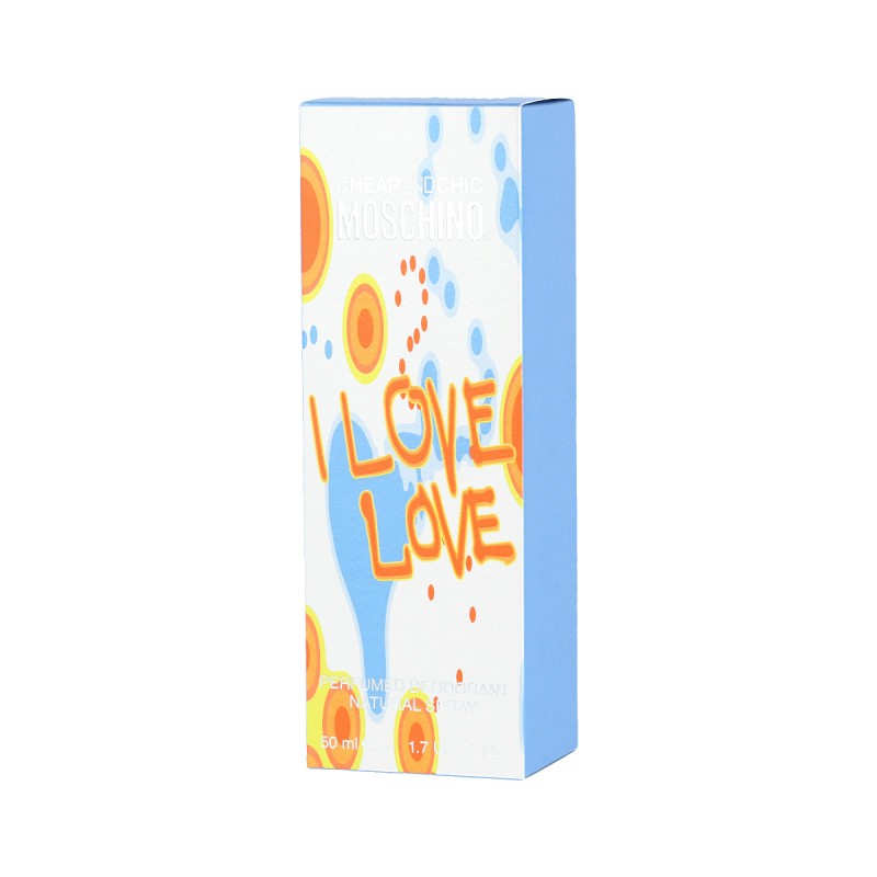 Moschino Cheap & Chic I Love Love Deodorant in glass 50 ml moterims