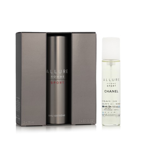 Chanel Allure Homme Sport Eau Extr me EDT Refillable 20 ml + EDT Refill 2 x 20 ml kvepalai vyrams