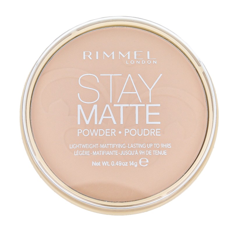 Rimmel London Stay Matte Long Lasting Pressed Powder (005 Silky Beige) 14 g