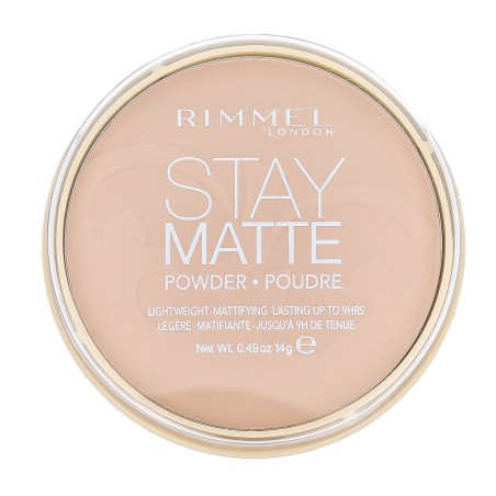 Rimmel London Stay Matte Long Lasting Pressed Powder (005 Silky Beige) 14 g