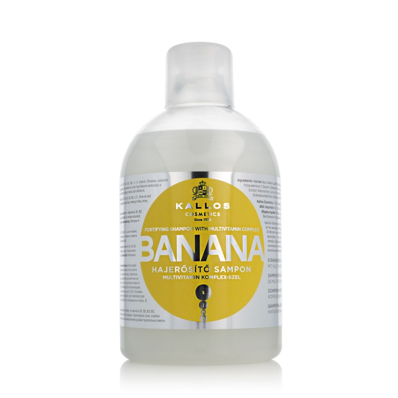 Kallos Banana With Multivitamin Complex Shampoo 1000 ml