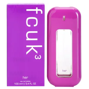 FCUK FCUK 3 for Her Eau De Toilette 100 ml kvepalai moterims