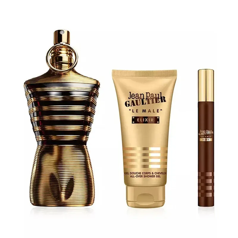 Jean Paul Gaultier Le Male Elixir Parfum 125 ml + Parfum MINI 10 ml + SG 75 ml vyrams