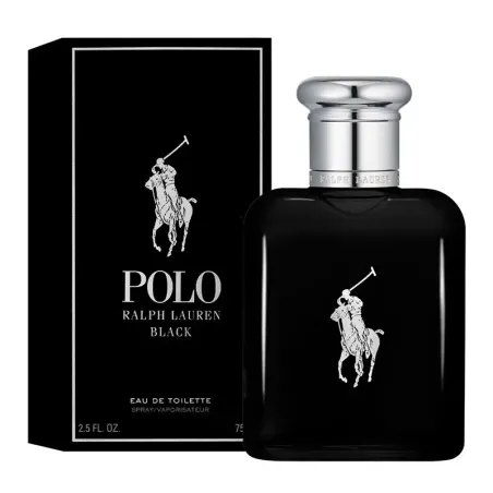 Ralph Lauren Polo Black Eau De Toilette - unpacked 75 ml kvepalai vyrams