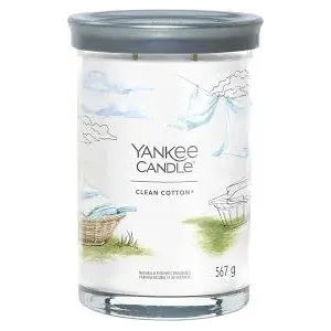 Yankee Candle Signature Tumbler Scented Candle Clean Cotton 567 g