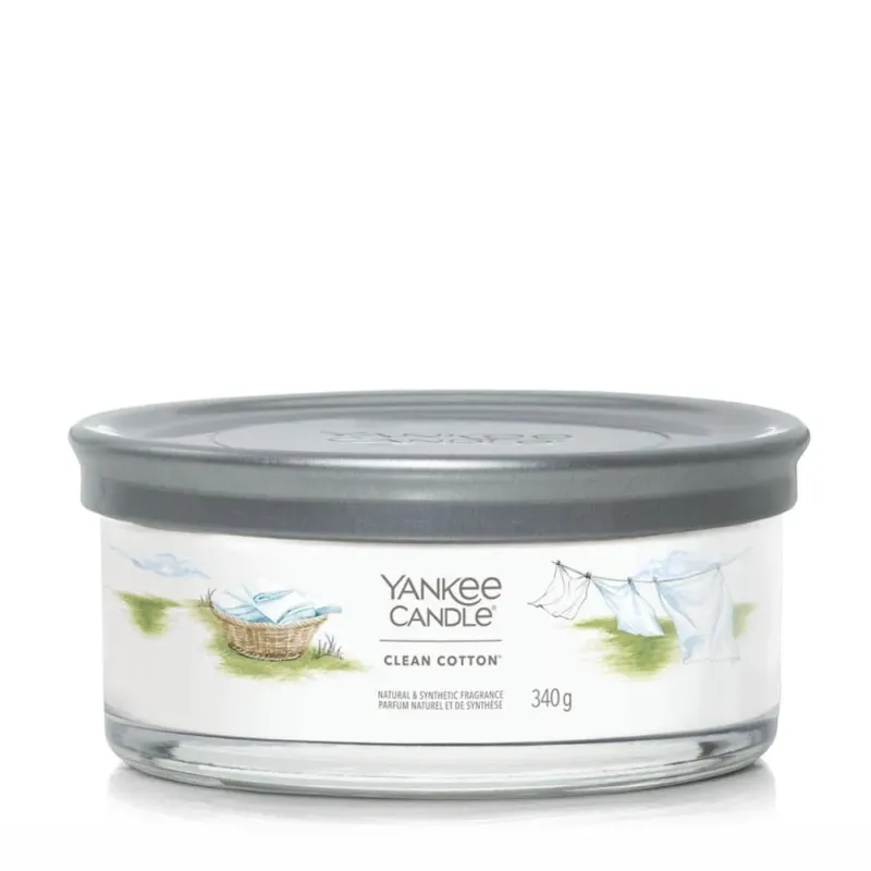 Yankee Candle Signature 5-Wick Tumbler vonná sviečka Clean Cotton 340