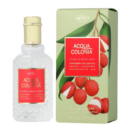 4711 Acqua Colonia Lychee & White Mint Eau de Cologne 50 ml kvepalai unisex