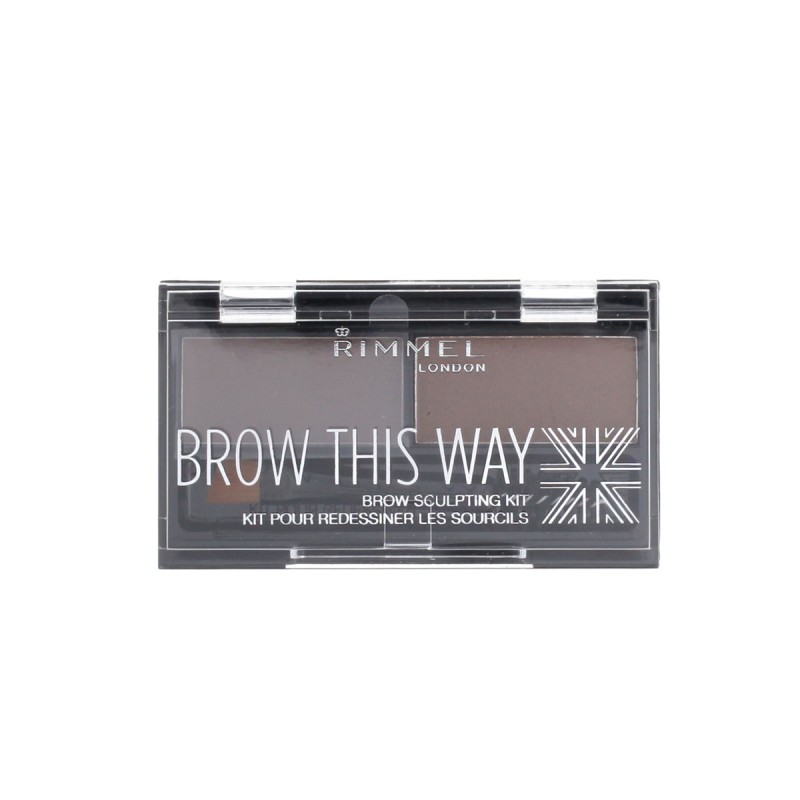 Rimmel London Brow This Way Palette (002 Medium Brown) 2,4 g