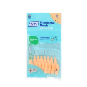 TePe Extra Soft Interdental Brushes 1 Orange (0,45 mm) 8 pcs