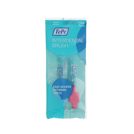 TePe Original Trial Pack Interdental Brushes 0 Pink + 3 Blue (0,4 mm + 0,6 mm) 2 pcs