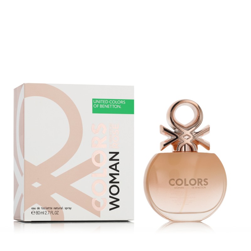 Benetton Colors de Benetton Rose Eau De Toilette 80 ml kvepalai moterims