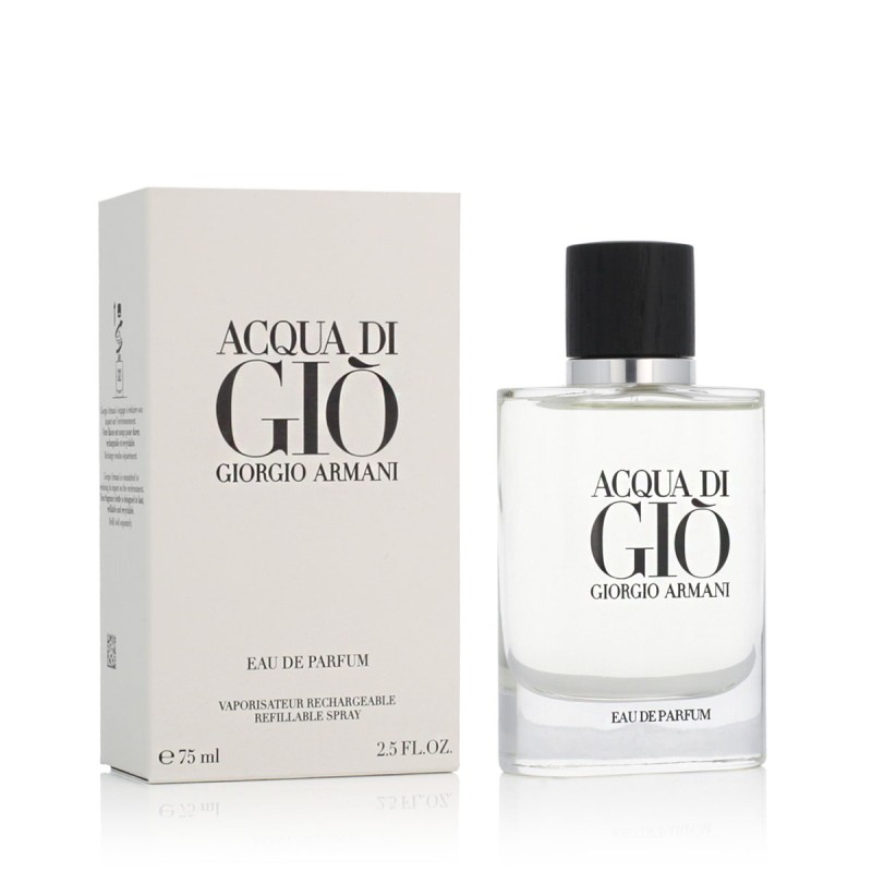 Giorgio Armani Acqua di Gi Pour Homme Eau De Parfum Refillable 75 ml kvepalai vyrams