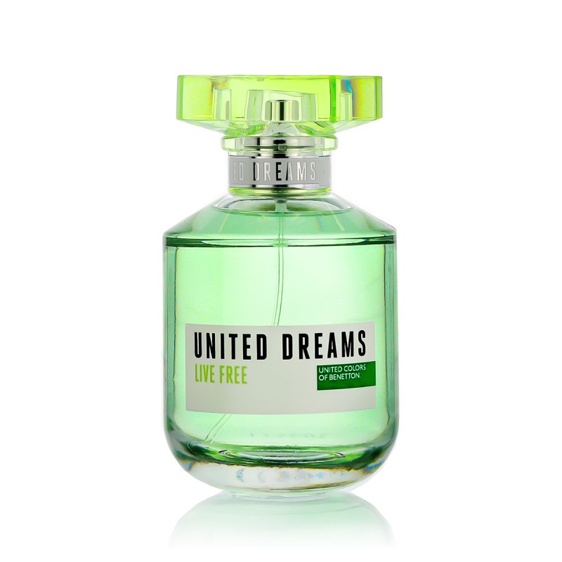 Benetton United Dreams Live Free Eau De Toilette 80 ml kvepalai moterims