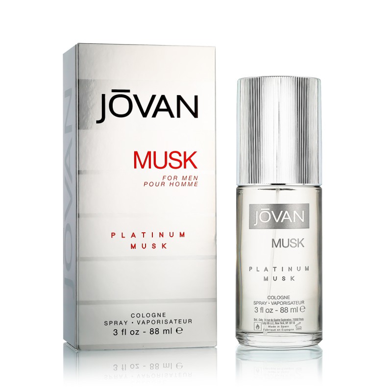 Jovan Musk for Men Platinum Musk Eau de Cologne 88 ml kvepalai vyrams