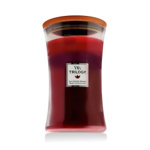 WoodWick Trilogy Large Hourglass Candles Scented candle Sun-Ripened Berries 610 g