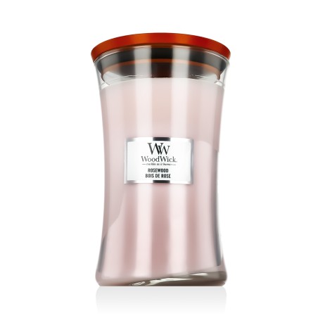WoodWick Large Hourglass Candles Scented Candle Rosewood 610 g