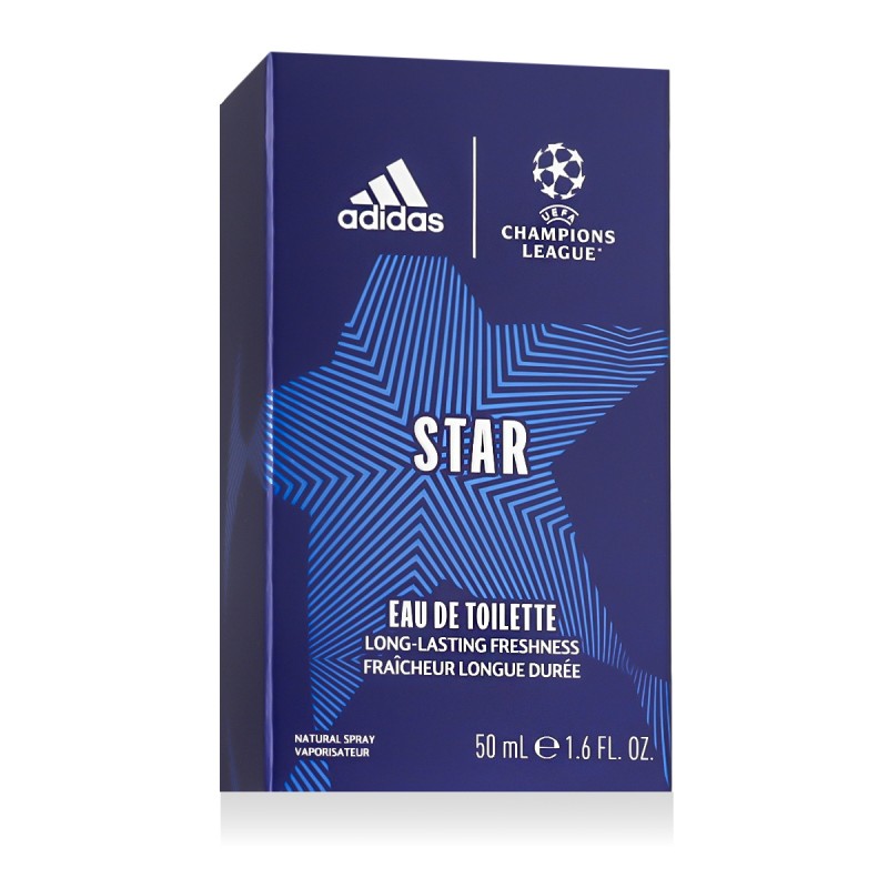 Adidas UEFA Champions League Star Edition Eau De Toilette 50 ml kvepalai vyrams