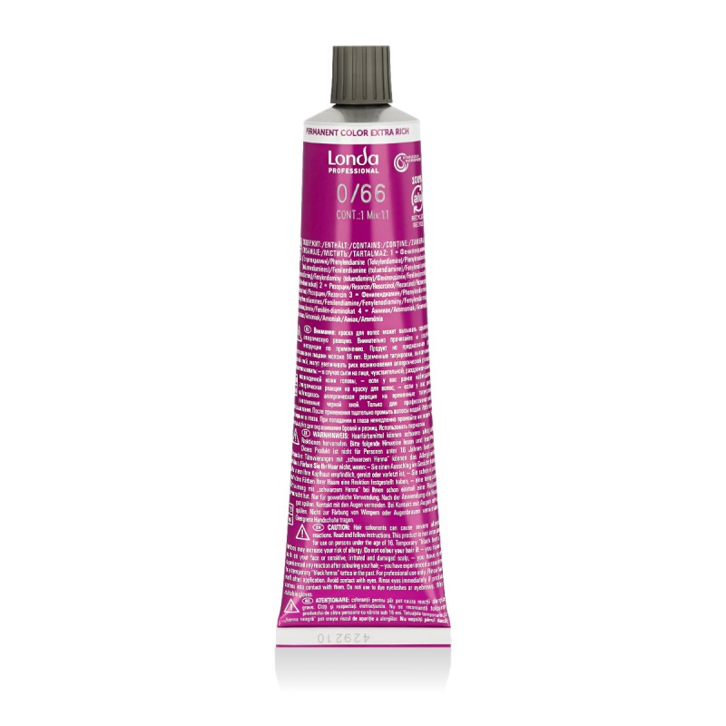 Londa Professional Permanent Color Cr me Extra Rich (0/66 Intense Violet Mix) 60 ml