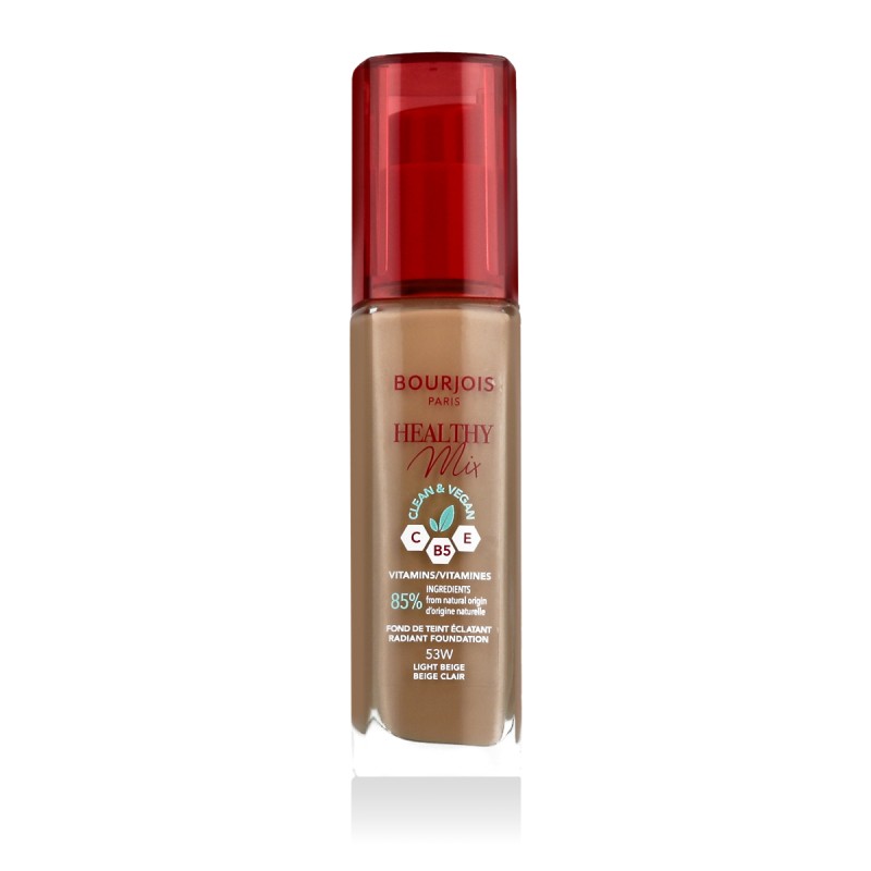 Bourjois Paris Healthy Mix Radiant Foundation (53W Light Beige) 30 ml