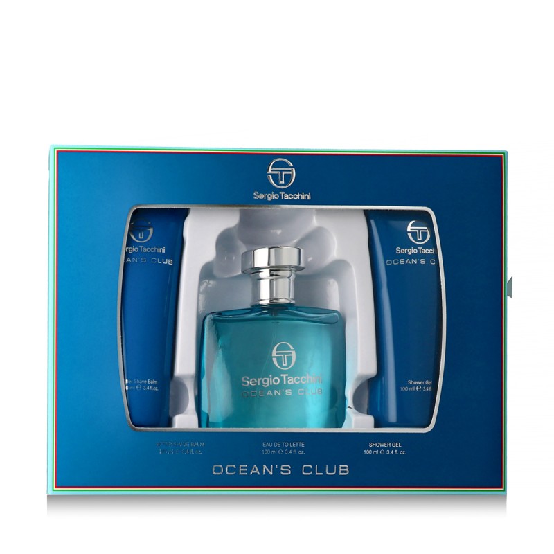 Sergio Tacchini Ocean's Club EDT 100 ml + ASB 100 ml + SG 100 ml kvepalai vyrams