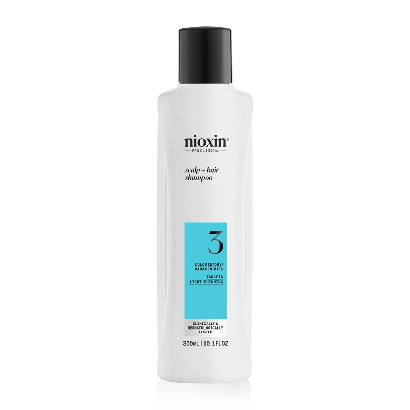 Nioxin System 3 Scalp + Hair Shampoo Light Thinning 300 ml
