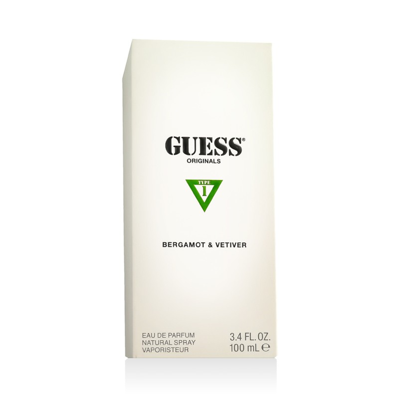 Guess Type 1: Bergamot & Vetiver Eau De Parfum 100 ml kvepalai unisex