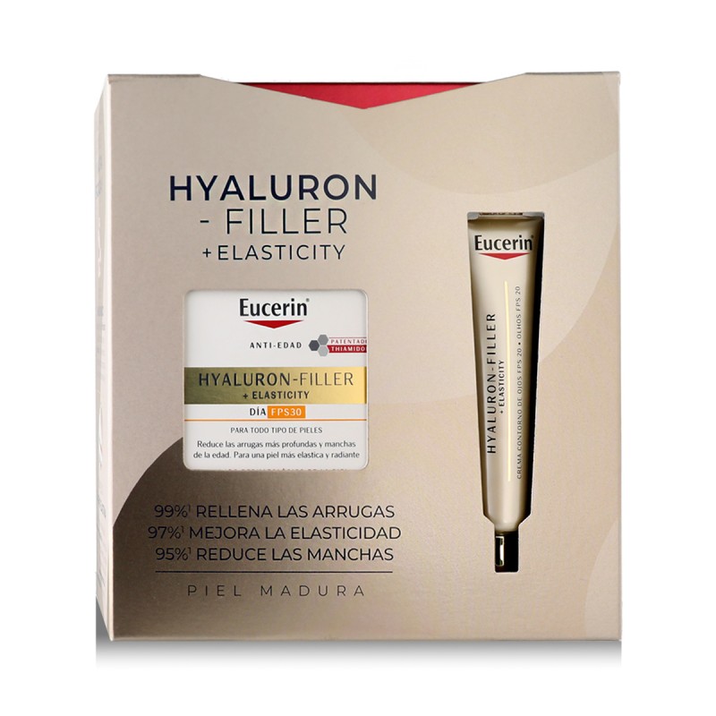 Eucerin Hyaluron-Filler + Elasticity Day Cream SPF 30 50 ml + Eye Contour SPF 20 15 ml