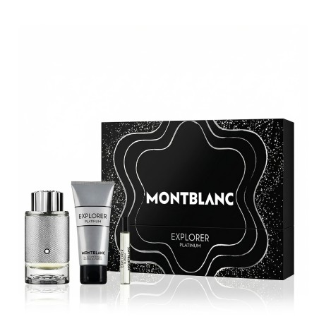 Montblanc Explorer Platinum EDP 100 ml + EDP MINI 7.5 ml + SG for Body & Hair 100 ml kvepalai vyrams
