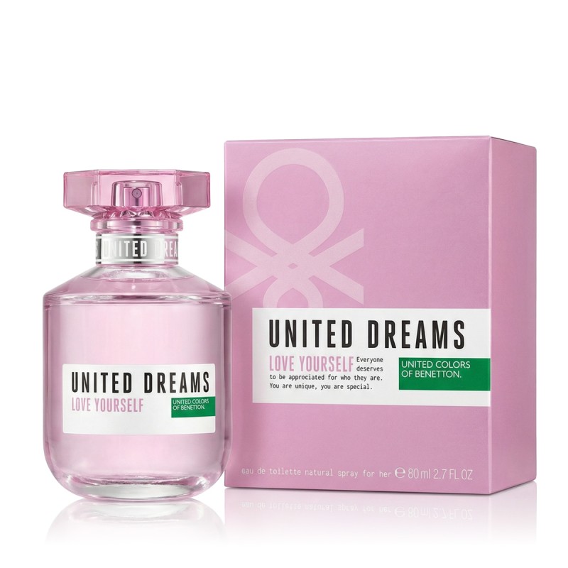 Benetton United Dreams Love Yourself Eau De Toilette 80 ml kvepalai moterims