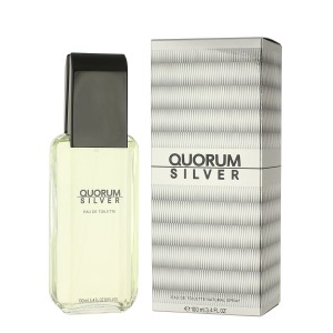 Antonio Puig Quorum Silver Eau De Toilette 100 ml kvepalai vyrams