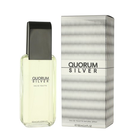 Antonio Puig Quorum Silver Eau De Toilette 100 ml kvepalai vyrams