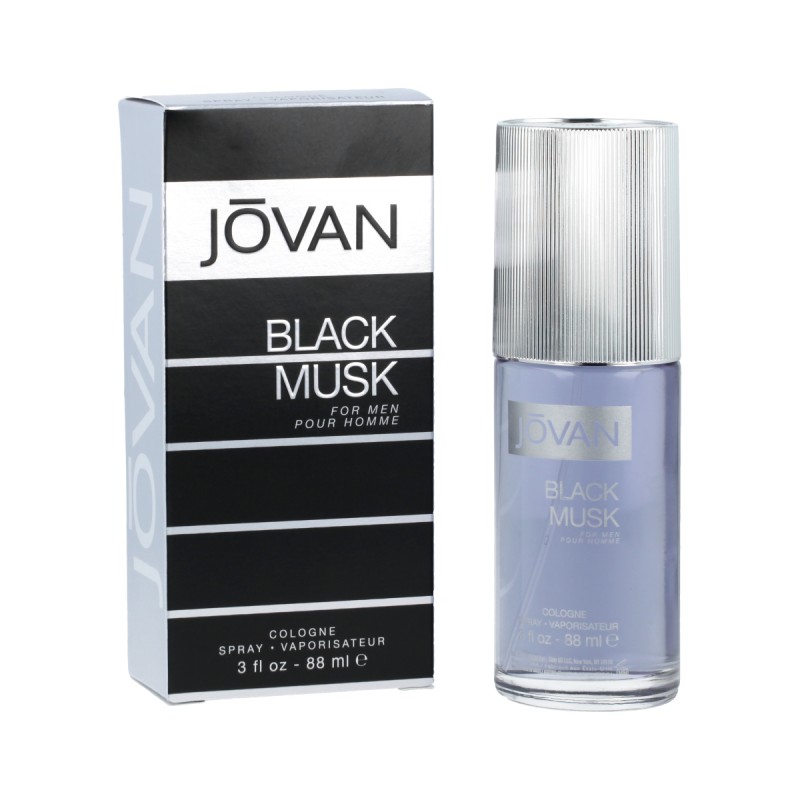 Jovan Musk Black Man Eau de Cologne 88 ml kvepalai vyrams