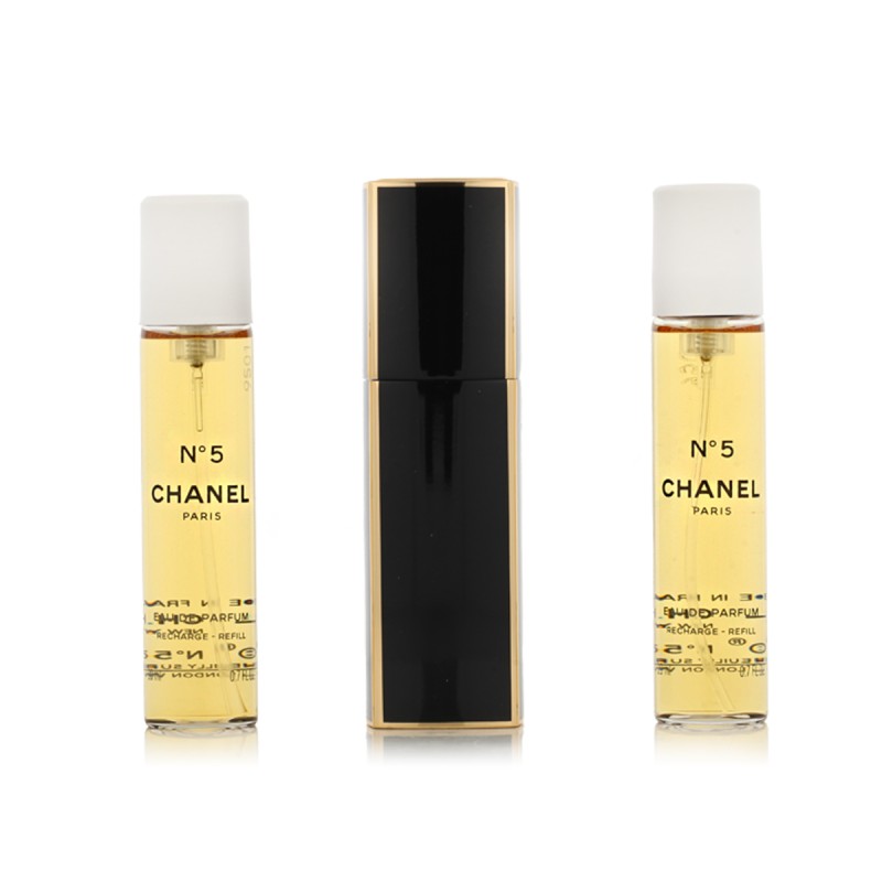 Chanel No 5 EDP Refillable 20 ml + EDP Refill 2 x 20 ml kvepalai moterims