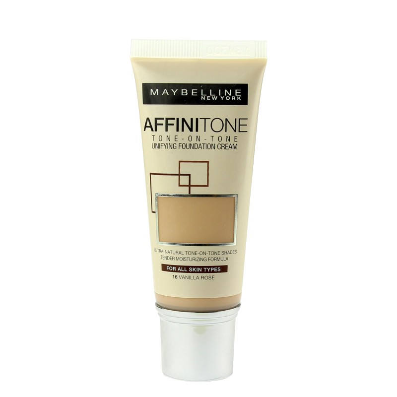 Maybelline Affinitone Unifying Foundation Cream (16 Vanilla Rose) 30 ml
