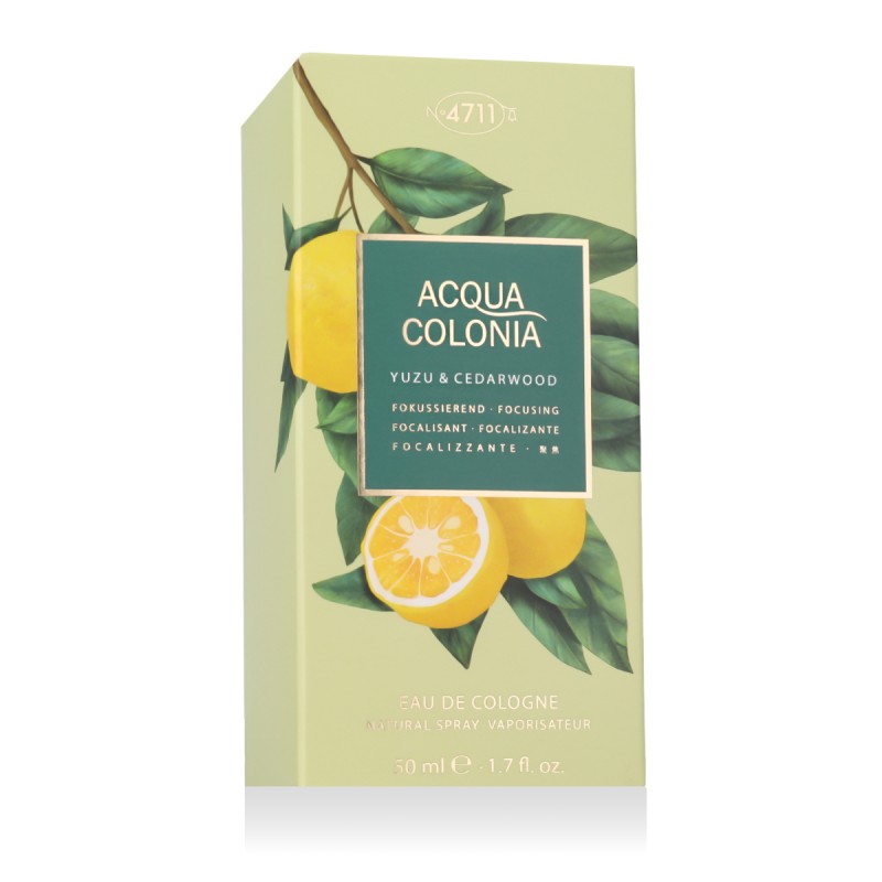 4711 Acqua Colonia Yuzu & Cedarwood Eau de Cologne 50 ml kvepalai unisex