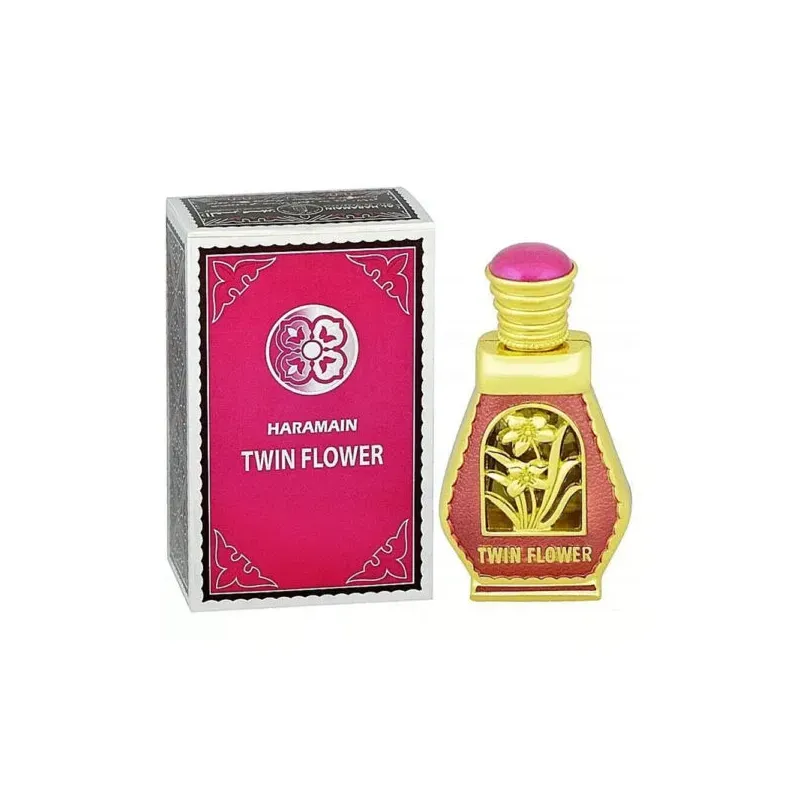 Al Haramain Twin Flower Perfumed Oil 15 ml kvepalai moterims