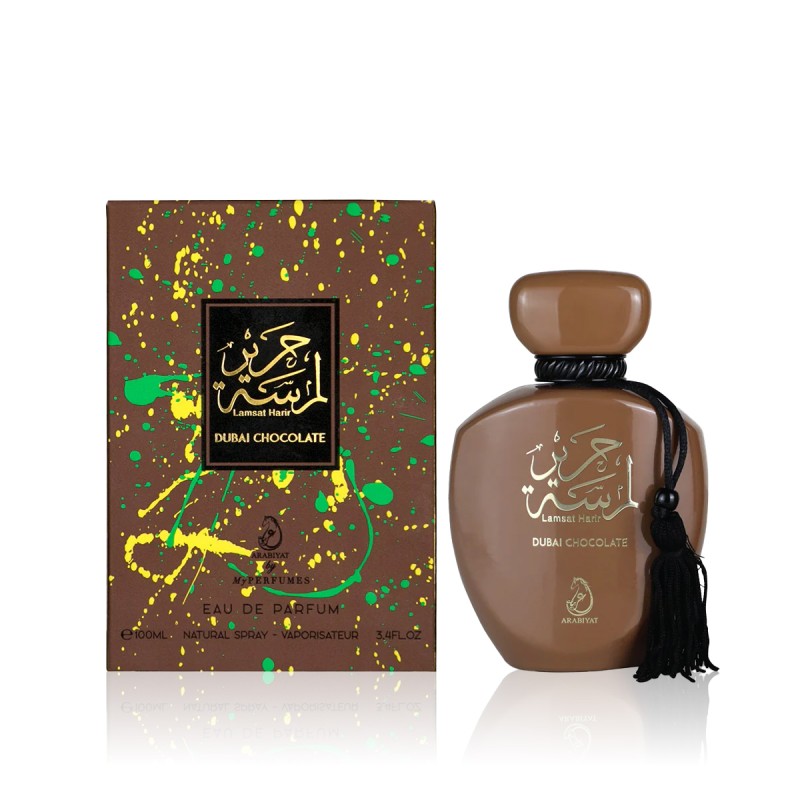 Arabiyat Prestige Lamsat Harir Dubai Chocolate Eau De Parfum 100 ml kvepalai unisex