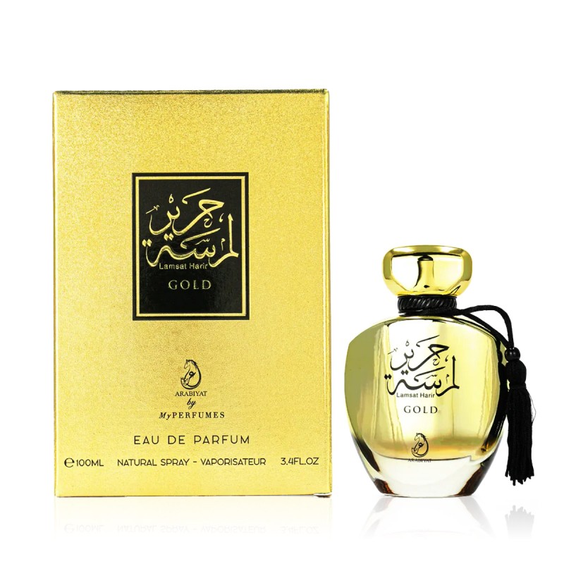 Arabiyat Prestige Lamsat Harir Gold Eau De Parfum 100 ml kvepalai unisex