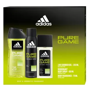 Adidas Pure Game DEO VAPO 150 ml + DEO in glass 75 ml + SG for Body &